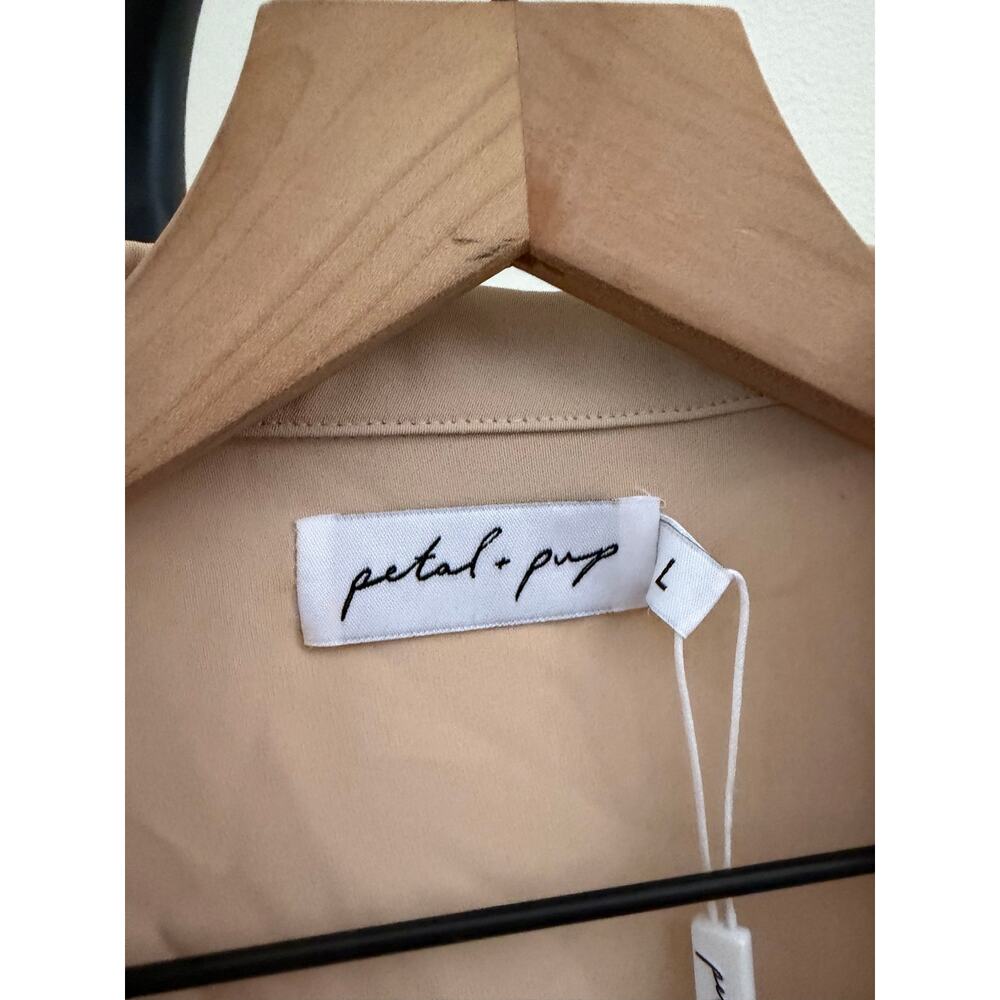 New petal & pup sumit blazer dress beige size L - Picture 3 of 5
